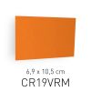 CARTAPAGLIA MANDARINO - BIGLIETTO SINGOLO - 7X11 CM (COD. CR19VRM)