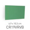 CARTAPAGLIA VERDE BANDIERA - BIGLIETTO SINGOLO - 7X11 CM (COD. CR19VRVB)