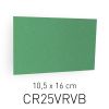 CARTAPAGLIA VERDE BANDIERA - BIGLIETTO SINGOLO - 10,5X15,5 CM (COD. CR25VRVB)