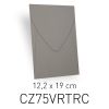 ECOTERRA GRIGIO - BUSTA PARIGI - 19X12,2 CM (COD. CZ75VRTRC)