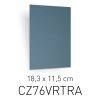 ECOTERRA AZZURRO - BIGLIETTO PARIGI - 18,3X11,5 CM (COD. CZ76VRTRA)