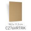ECOTERRA KRAFT - BIGLIETTO PARIGI - 18,3X11,5 CM (COD. CZ76VRTRK)