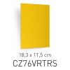 ECOTERRA GIALLO - BIGLIETTO PARIGI - 18,3X11,5 CM (COD. CZ76VRTRS)