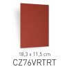 ECOTERRA ROSSO - BIGLIETTO PARIGI - 18,3X11,5 CM (COD. CZ76VRTRT)