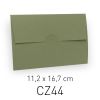 ECOTERRA VERDE - BUSTA CHIUSURA INCASTRO - 11,2X16,7 CM (COD. CZ44)
