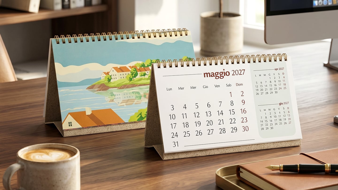 alfabet - Calendario da tavolo Ecodays 