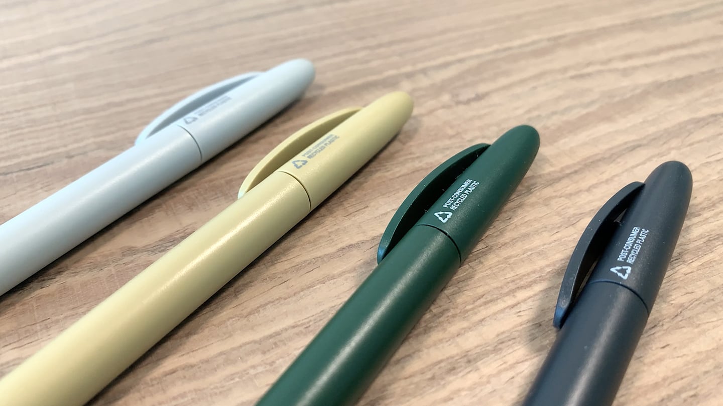 alfabet - penne a sfera Icon Pure in plastica riciclata personalizzabili